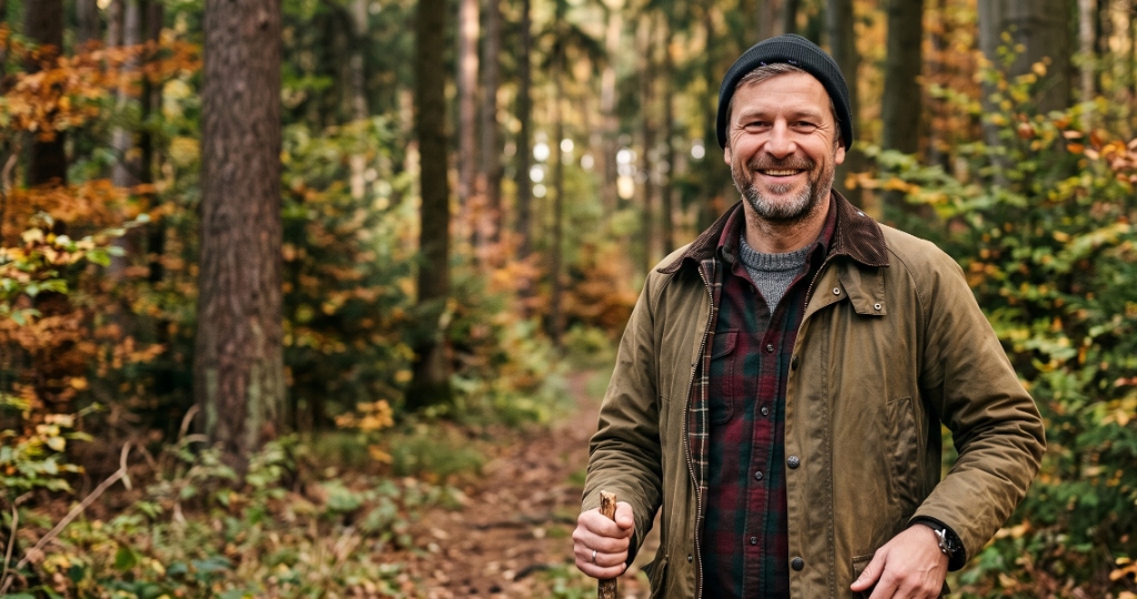 Pavel (48 let) na túře v české přírodě